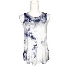 American Eagle Outfitters Soft & Sexy Blue Tie Dye Tank Top Small NWT